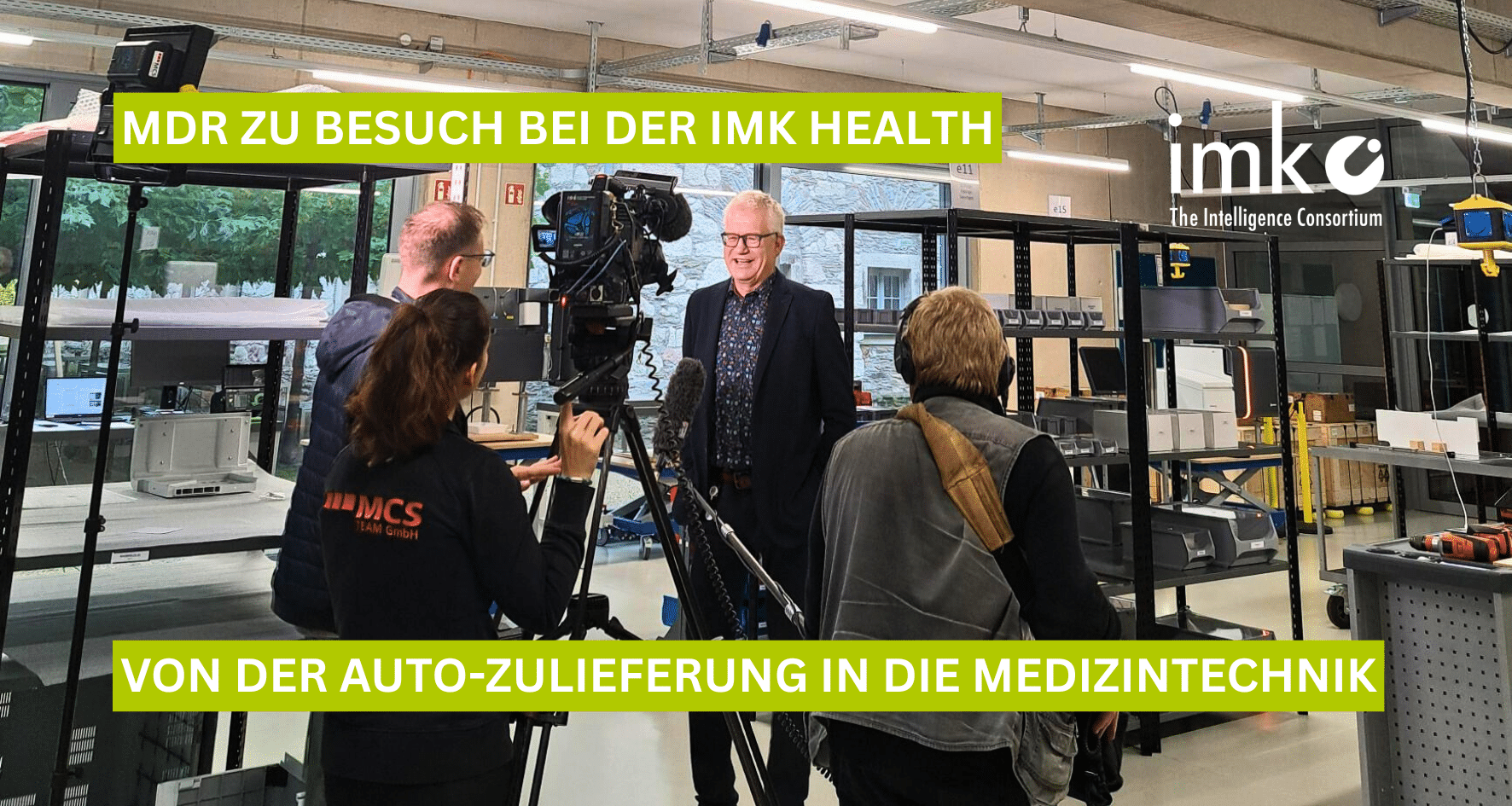 Imk Tech MDR zu Besuch | imk Intelligence Consortium